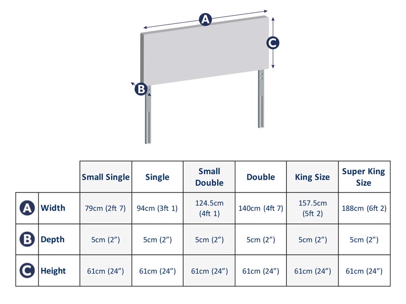 Adjust-A-Bed Ashby Single Headboard2