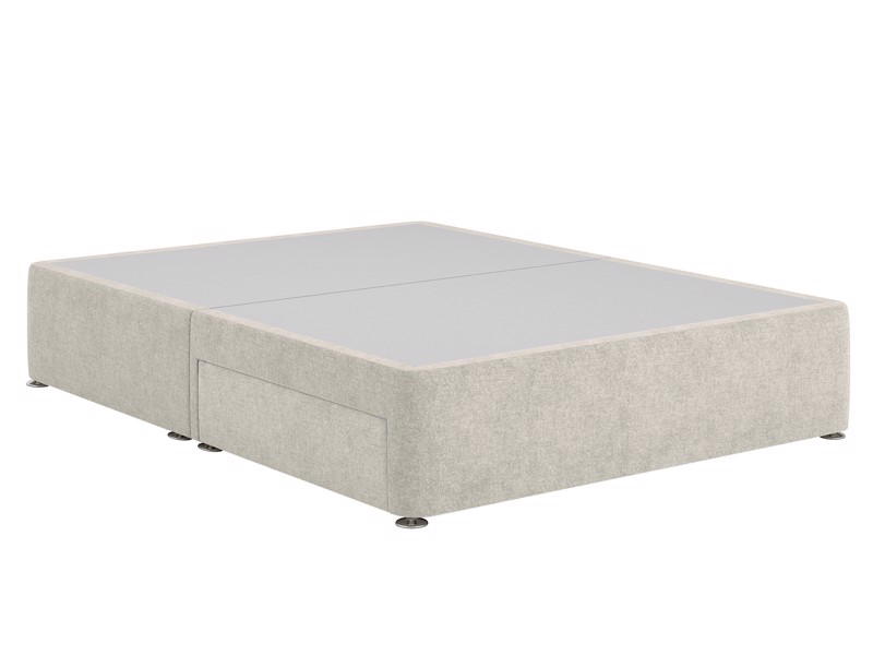 Highgrove Beds Double Size - CLEARANCE STOCK - Plush Argent Platform Top Double Bed Base1