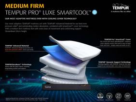 Tempur Pro Luxe SmartCool Medium Firm Super King Size Mattress3