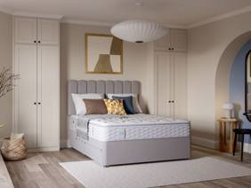 Sealy Memory Deluxe Ortho Super King Size Divan Bed1