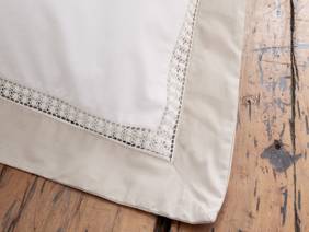 Bianca Fine Linens Oxford Lace Trim Duvet Cover Set3