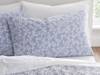 Bianca Fine Linens Shadow Leaves Blue Duvet Cover Set4