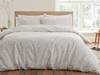 Bianca Fine Linens Shadow Leaves Natural Duvet Cover Set1