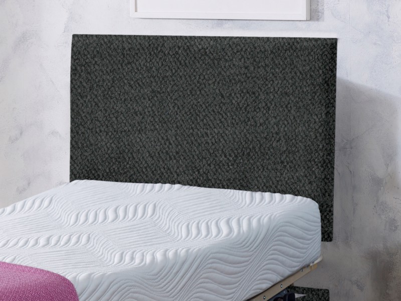 Adjust-A-Bed Single Size - CLEARANCE STOCK - Graceland Graphite Repton Strutted Headboard incl Gel-Flex Ortho Adjustable Bed2