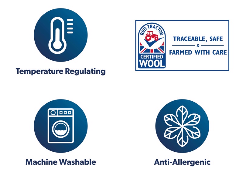 Hypnos Wool King Size Pillow5