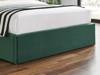 Land Of Beds Brimsley Emerald Green Fabric Ottoman Bed5