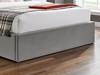 Land Of Beds Brimsley Silver Grey Fabric Ottoman Bed6
