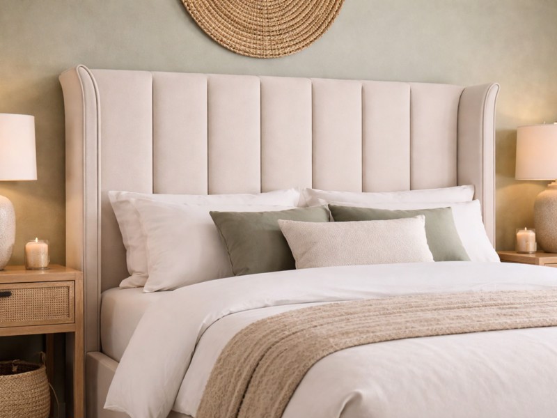 Land Of Beds Brimsley Natural Fabric Ottoman Bed4