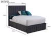 Land Of Beds Lunar Regal Small Double Bed Frame10