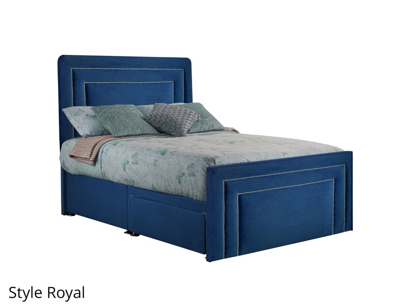 Land Of Beds Kipling Fabric Double Bed Frame6