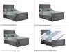 Land Of Beds Kipling Fabric Double Bed Frame11