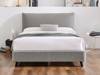 Land Of Beds Daphne Dove Grey Fabric Bed Frame2