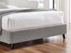 Land Of Beds Daphne Dove Grey Fabric Bed Frame4