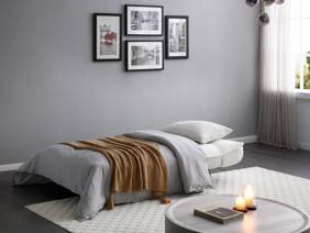 Land Of Beds Portia Cream Sofa Bed3