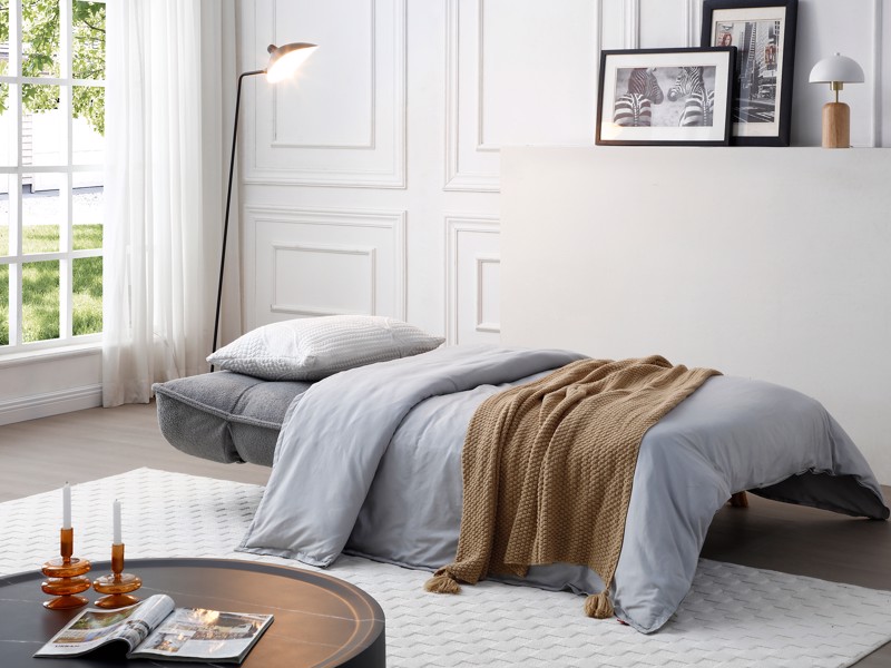 Land Of Beds Portia Grey Sofa Bed3