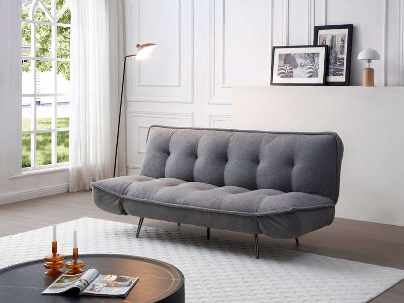 Land Of Beds Portia Grey Sofa Bed6