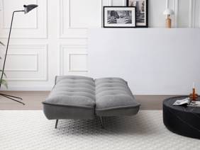 Land Of Beds Portia Grey Sofa Bed4