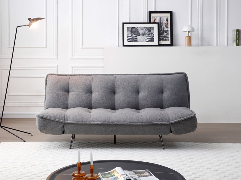 Land Of Beds Portia Grey Sofa Bed2