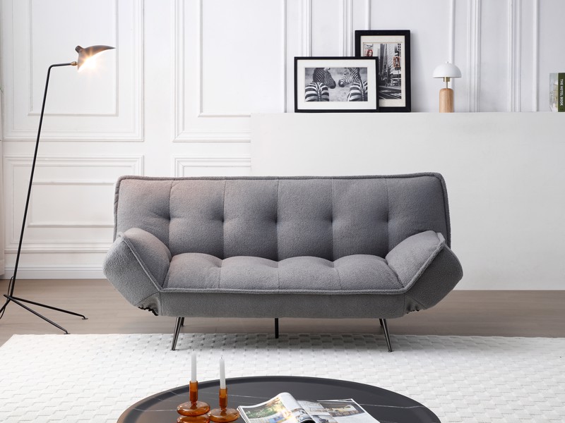 Land Of Beds Portia Grey Sofa Bed4