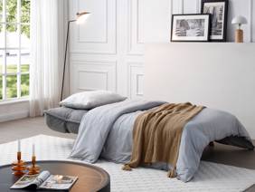 Land Of Beds Portia Grey Sofa Bed5
