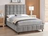 Land Of Beds Eloise Dove Grey Fabric Bed Frame1