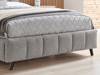 Land Of Beds Eloise Dove Grey Fabric Bed Frame4