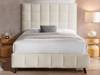 Land Of Beds Eloise Ivory Fabric Bed Frame2