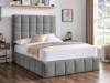 Land Of Beds Eloise Dove Grey Fabric Ottoman Bed1