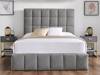 Land Of Beds Eloise Dove Grey Fabric Ottoman Bed5