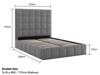 Land Of Beds Eloise Dove Grey Fabric Ottoman Bed6