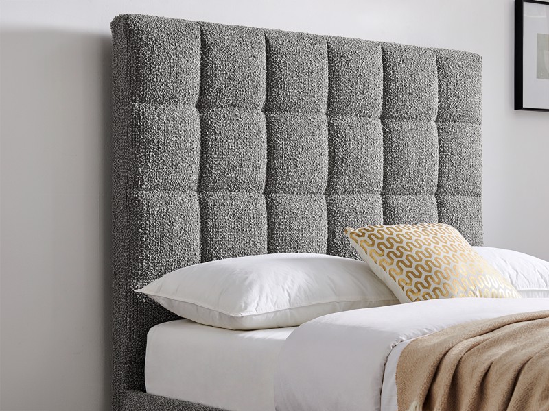 Land Of Beds Eloise Dove Grey Fabric Ottoman Bed4