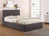 Land Of Beds Tolkein Grey Fabric Single Ottoman Bed1