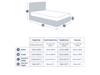 Land Of Beds Tolkein Grey Fabric Single Ottoman Bed4