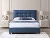 Land Of Beds Tyler Blue Steel Fabric Bed Frame2