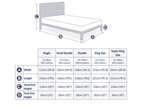 Land Of Beds Tokyo Fabric Bed Frame2