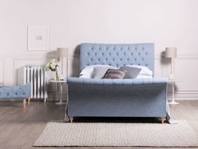 Land Of Beds Sapporo Fabric Single Bed Frame1