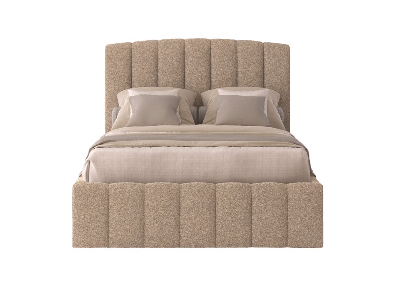 Land Of Beds Akita Fabric Bed Frame2