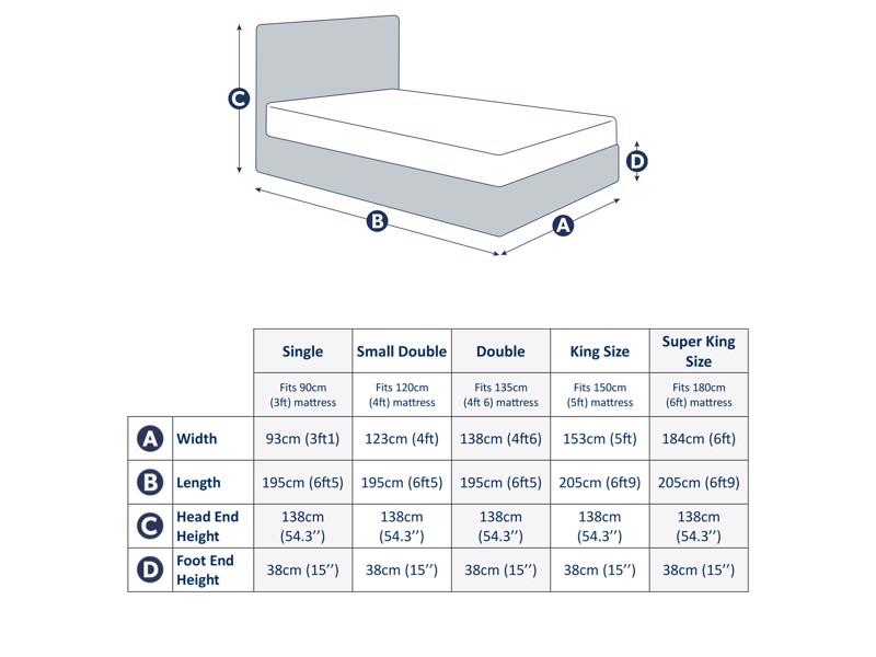 Land Of Beds Nara Fabric Ottoman Bed5