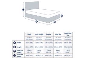 Land Of Beds Nara Fabric Ottoman Bed5