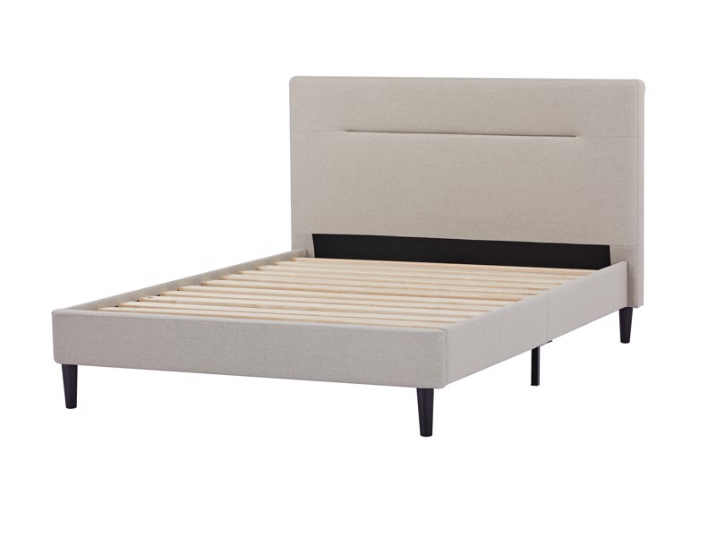 Breasley Studio Beige Fabric Super King Size Bed Frame2