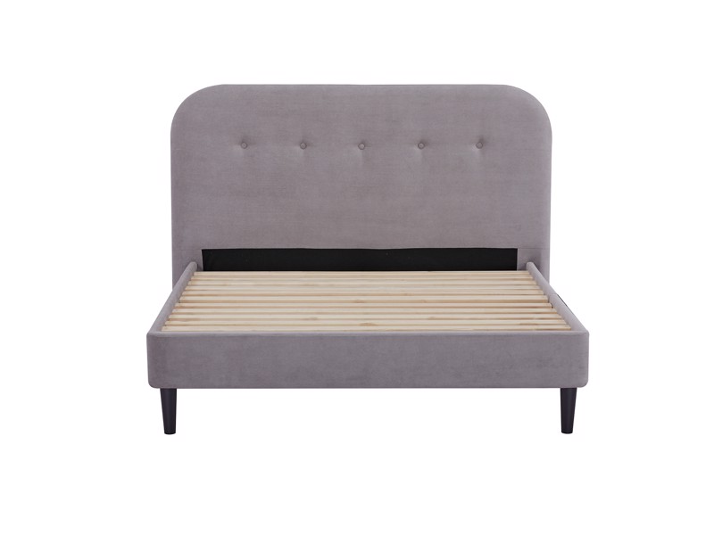 Breasley Loft Grey Fabric Bed Frame4