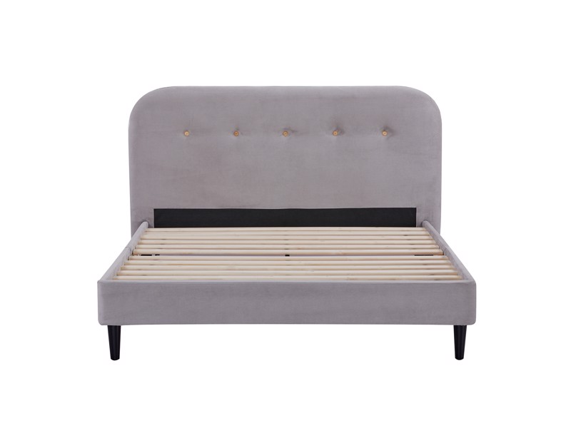 Breasley Loft Grey Fabric Bed Frame5