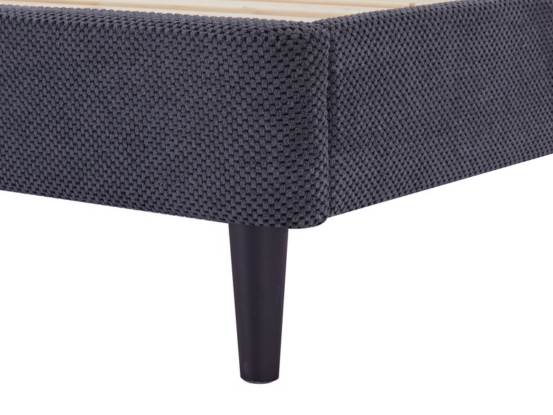 Breasley Penthouse Dark Grey Fabric Bed Frame5