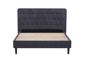 Breasley Penthouse Dark Grey Fabric Bed Frame3