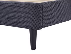 Breasley Penthouse Dark Grey Fabric Bed Frame5