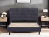 Breasley Penthouse Dark Grey Fabric Bed Frame1