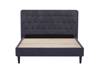 Breasley Penthouse Dark Grey Fabric Bed Frame4