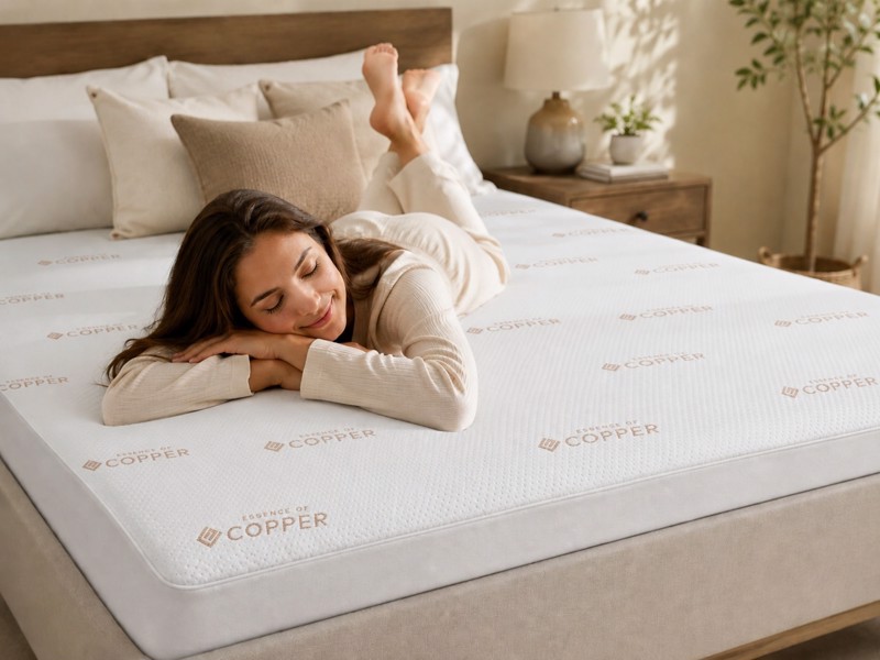 Land Of Beds Copper Comfort Mattress Protector2