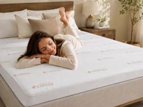Land Of Beds Copper Comfort Mattress Protector2