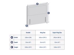Silentnight Slumber King Size Headboard5